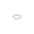 DOTTED PINKY RING ZILVER